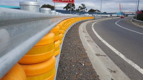 Sichere Straßen-Verkehrs-Sperre EVA Material Safety Roller Barrier 2