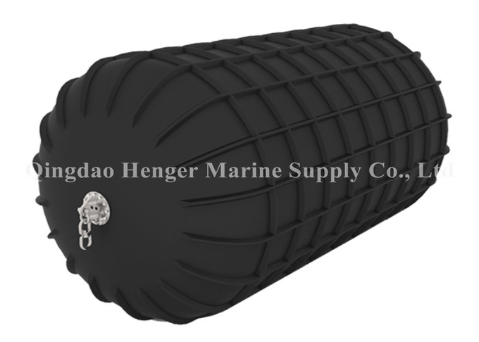 Kette und Reifen-Art schützender Ärmel-Jacken-aufblasbare Anlegestellen-pneumatischer Gummipuffer 0