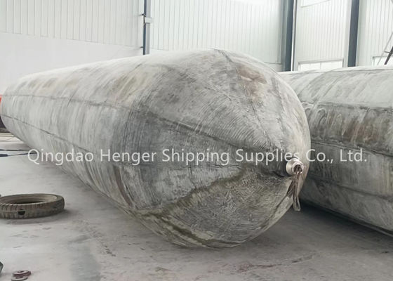 Qualität Marine Rubber Airbag Pneumatic Rubber Fender with 0.8-3 M Diameter 4-25 M Length and Medium Pressure (4-5) usine