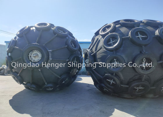 Qualität Customized ISO17357 Pneumatic Rubber Fender 0.3-4.8 M for Marine Applications usine
