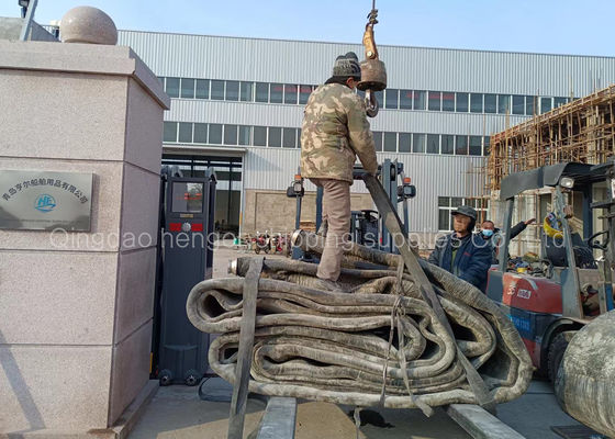 Qualität CCS bescheinigen Hochleistungs-1.5x14m Marine Airbags For Ship Launching usine