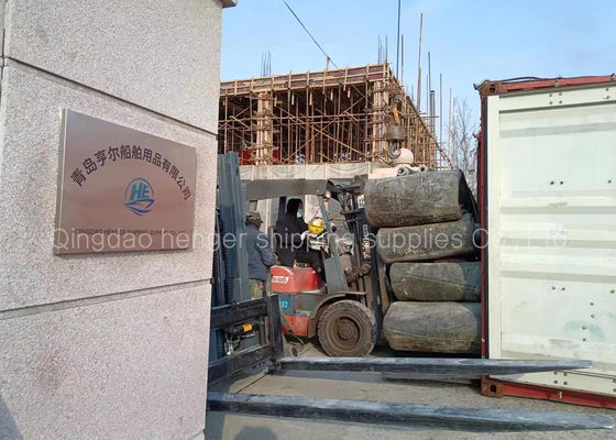 Qualität DNV bescheinigen 1.8x12m pneumatisches Marine Rubber Airbags For Ship Starten usine