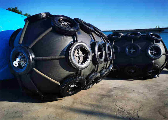 Qualität Pneumatischer Gummipuffer Yokohamas mit benutzten Flugzeug-Reifen usine