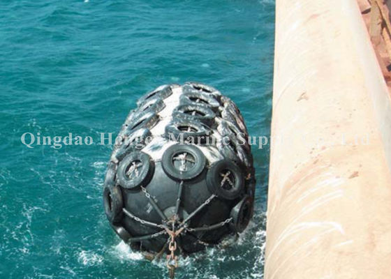 Qualität Naturkautschuk 4.5*9m 50kPa pneumatische Marine Fender mit kundengebundenen Farben usine