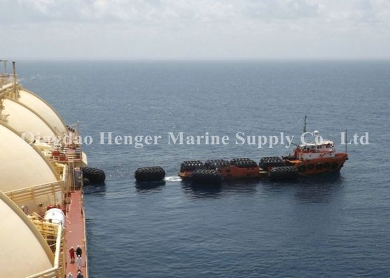 Qualität Kundengebundener Größen-Marinegummipuffer korrosionsbeständig mit Kettennetz usine
