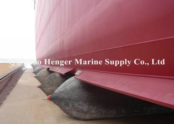 Qualität ISO 14409 Certified Marine Rubber Airbag with 80kpa Working Pressure and Natural Rubber Material Fabrik