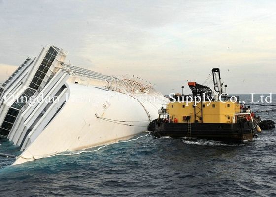 Qualität Niedriger Liegeplatz-Kraft-Schaum füllte Fender/Marineschwarz-Farbe der Gummipuffer-50Kpa usine