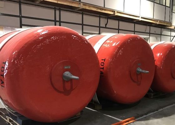 Qualität Anker-hängende rote und gelbe große Liegeplatz-Bojen mit schnelle Freigabe-Bojen-Haken usine