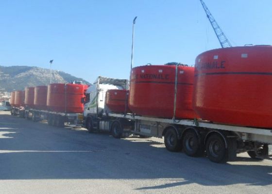 Qualität Ultravioletter Widerstand-Marinenavigation gibt sich hin- und herbewegenden Bojen-Plastikumweltschutz Auftrieb usine