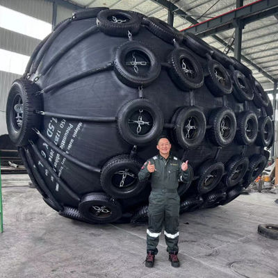 Qualität Anfangsinterner Druck 80 kPa, Maritimes Fender-Netz-Typ, ideal für Stoßdämpfung von Seeschiffen und Sicherheitssysteme an Docks usine