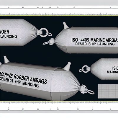 Qualität Henger Marine Gummi-Luftkissen ISO14409 für den Schiffsstart usine