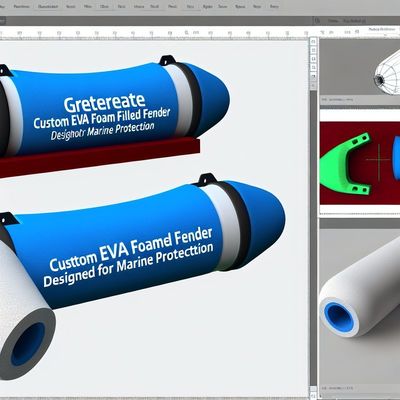 Qualität Kundenspezifischer EVA-Schaumstoff-gefüllter Fender für den Meeresschutz usine