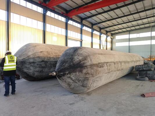 Qualität Marine Rubber Airbag with Wear Indicator Layer for 0.8-3 M Diameter and 4-25 M Length Ship Launching usine
