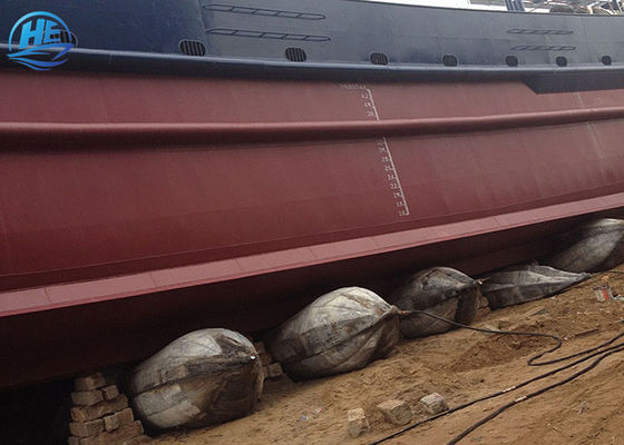 Qualität Durchmesser 0.5m-4.5m Marine Salvage Airbag For Launching der Schiffs-Trockendock-Airbag usine