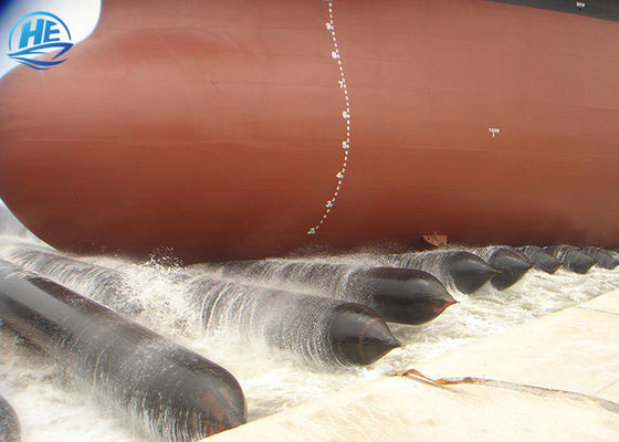 Qualität Hochleistungs-D1.0m*L10m aufblasbare Marine Airbags For Ship Launching usine