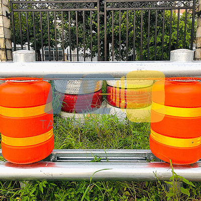 Qualität 0.35m Durchmesser-Straßen-Leitschienen-EVA Safety Roller Barrier Protections-Auto usine