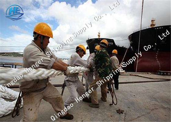 Qualität Gerollter umsponnener Nylonstrang-Schiffstau des seil-MTR des Weiß-8 hochfest für Schiff usine