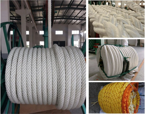 Qualität Hochfestes festmachendes Polyester Marine Rope Water Absorbing usine