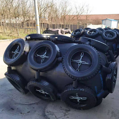 Qualität Polyourethane schäumen 50Kpa pneumatische Marine Fender For Fishing Ship usine