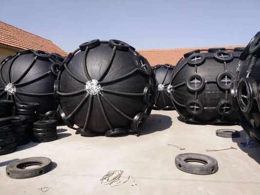 Qualität Seil-Netze, die Art Fender pneumatische Gummipuffer-pneumatische Marine Fenders d schwimmen usine