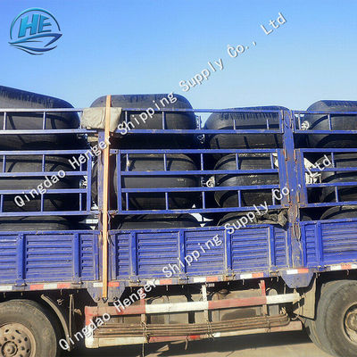 Qualität Riemen-Art Yokohama-Fender-Boots-Fender-Streifen Marine Roller Fenders usine