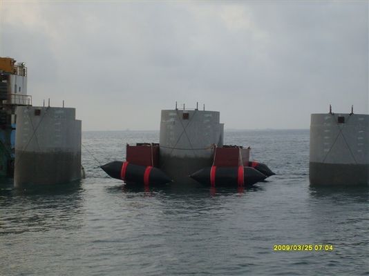 Qualität Niederdruck-Schiffs-startende Airbags aufblasbare Marine Rubber Airbag usine