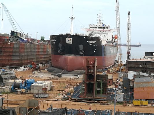 Qualität Kundengerechte Größe 4-14 Schicht-Boots-Schiffs-startende Airbags Marine Ship Airbag usine