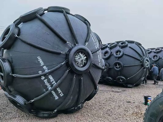 Qualität BV-Zertifikat Gummipuffer IS0 17357 Standard-50Kpa Yokohama usine