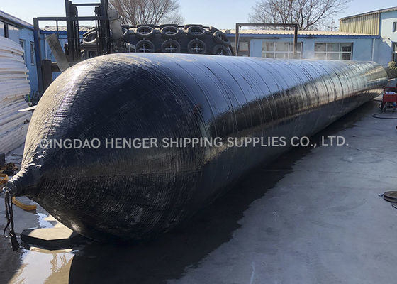 Qualität ISO 14409 Certified Marine Rubber Airbag with 80kPa Working Pressure and Natural Rubber Material Fabrik