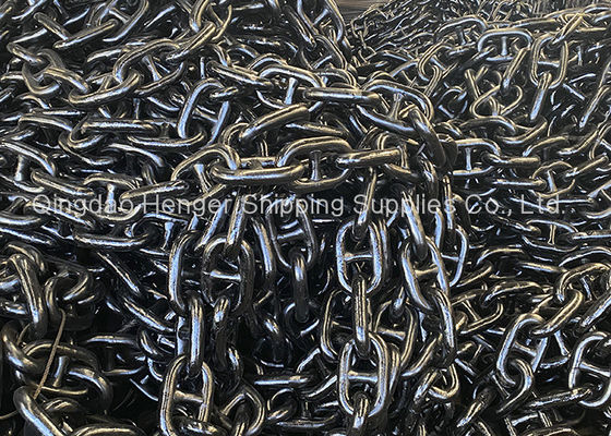 Qualität Schwarze gemalte Bolzen-Verbindungs-Anker-Kette Marine Anchor Chain usine